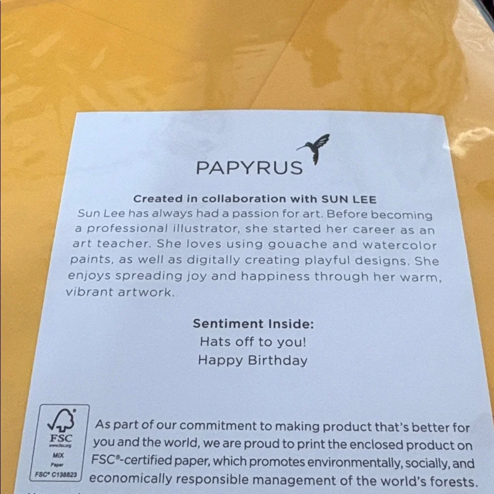 💎RARE💎🆕Discontinued Papyrus Birthday Greeting Card